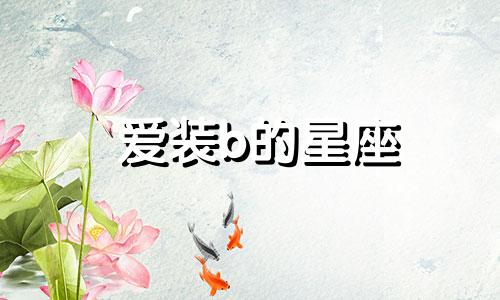 爱装b的星座 爱装b的人的表现