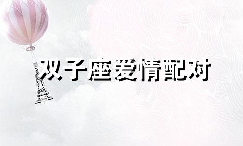 双子座爱情配对 百度一下双子座的爱情