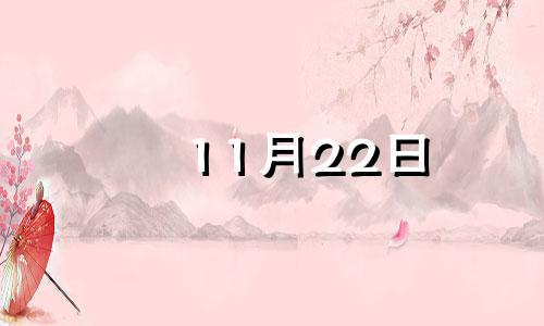 11月22日 射手座 11.22是射手座