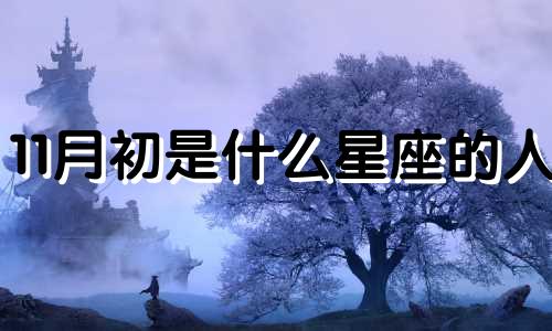 11月初是什么星座的人 11月初九是什么星座