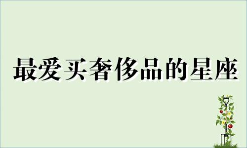 最爱买奢侈品的星座 喜欢买奢侈品的都是有钱人吗