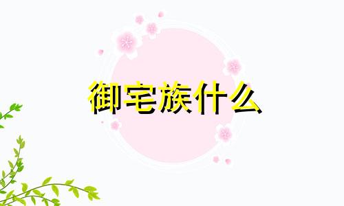 御宅族什么 御宅啥意思