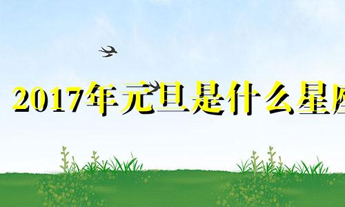 2017年元旦是什么星座 2017的元旦是几月几号