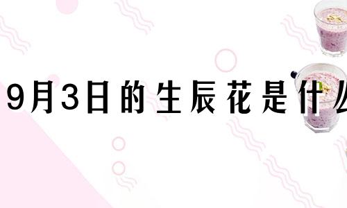 9月3日的生辰花是什么 生日在9月3日是什么星座