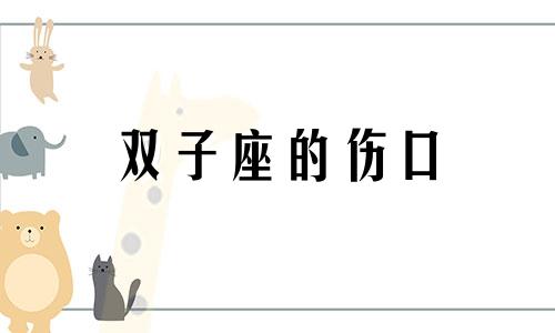 双子座的伤口 双子座最不能接受的是