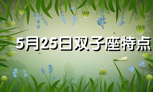 5月25日双子座特点 双子座5月20号运势