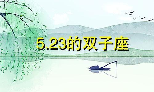 5.23的双子座 5月23日双子座性格