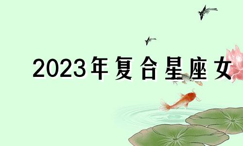 2023年复合星座女 处女座