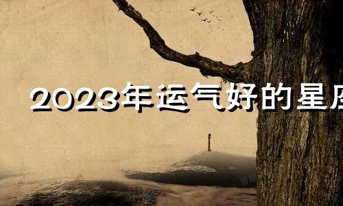 2023年运气好的星座 2023年什么运势