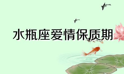 水瓶座爱情保质期 水瓶座想要的爱情模式