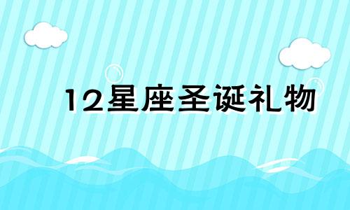 12星座圣诞礼物 12星座生日礼物