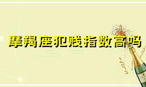 摩羯座犯贱指数高吗 摩羯座最贱的缺点