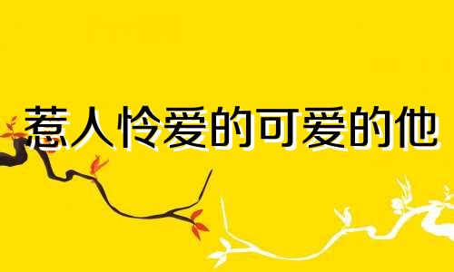 惹人怜爱的可爱的他 惹人怜爱的可爱的他笔趣阁