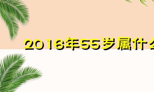 2016年55岁属什么 2016年出生的属相