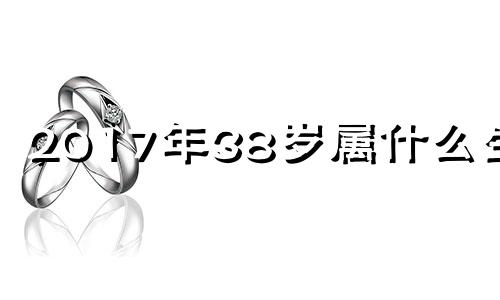 2017年38岁属什么生肖 2017年31岁属相