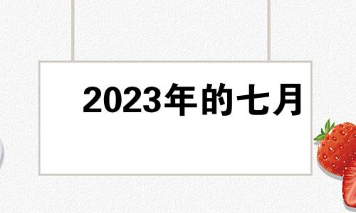 2023年的七月 2021年7月23日生肖运