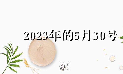 2023年的5月30号 2023年5月属什么生肖