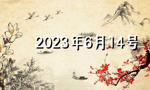 2023年6月14号 2023年6月15日农历是多少