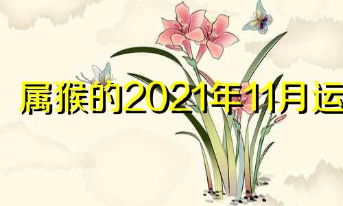 属猴的2021年11月运势 属猴十一月运势