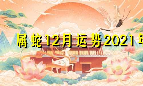 属蛇12月运势2021年 属蛇十二月运势