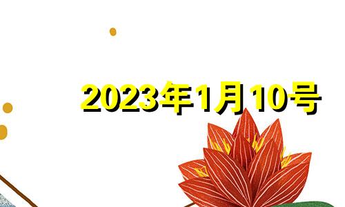 2023年1月10号 2023年1月10日农历是多少