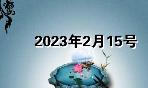 2023年2月15号 2021年2月15日生肖运