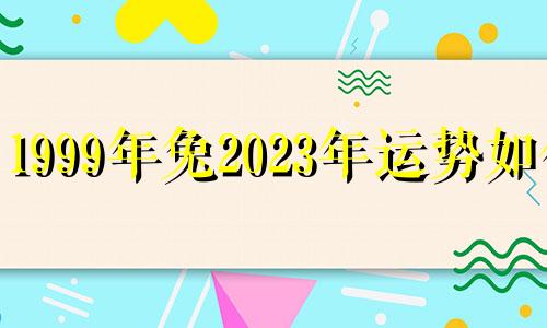 1999年兔2023年运势如何 2021年99年属兔人考试运怎样