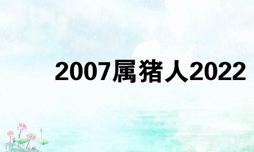 2007属猪人2022 年学业如何