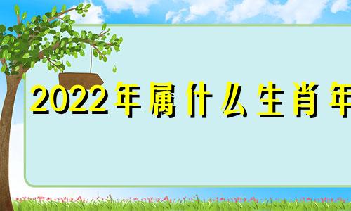 2022年属什么生肖年 2022年属什么生肖五行属什么