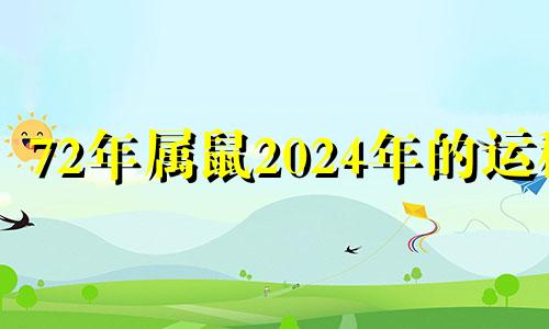 72年属鼠2024年的运程 属鼠人2022年运