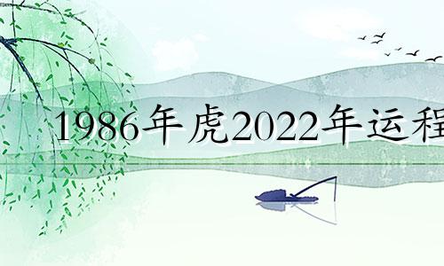 1986年虎2022年运程 2022年属虎1986年运势测算