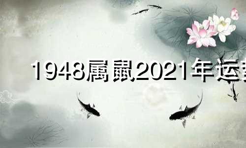 1948属鼠2021年运势 1948的鼠2020年的运势