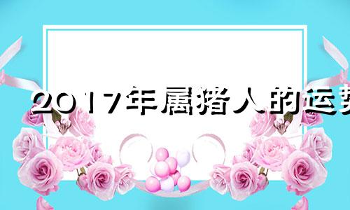 2017年属猪人的运势 生肖猪2017年运势大全