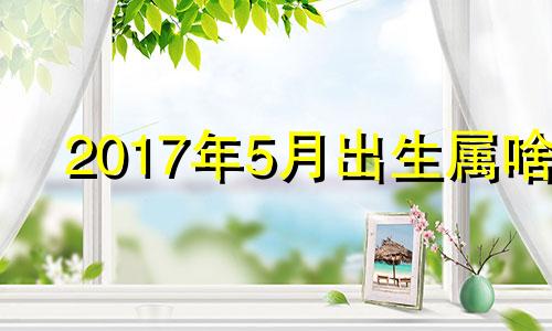 2017年5月出生属啥 2017年5月属相