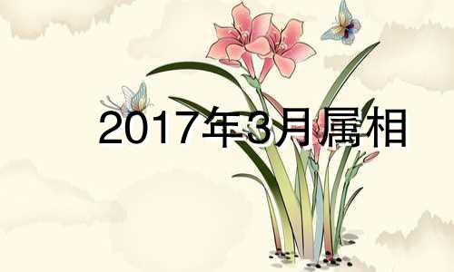 2017年3月属相 2017年属马的运势和财运