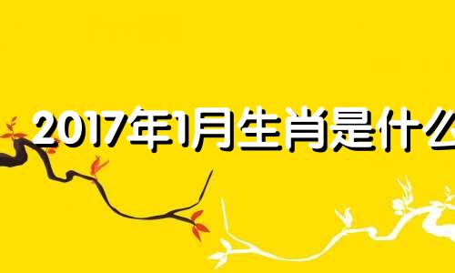 2017年1月生肖是什么 2017年1月份出生的宝宝属什么