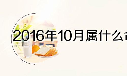 2016年10月属什么命 2016年十月出生什么命