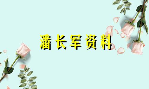 潘长军资料 易学大师潘长军简介