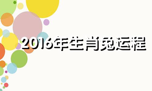 2016年生肖兔运程 属兔人2016运势运程