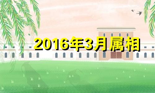 2016年3月属相 2016年3月出生的命运