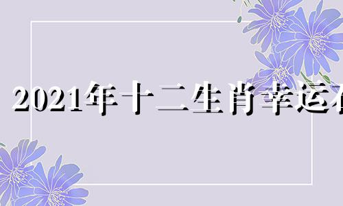 2021年十二生肖幸运石 2022年十二生肖幸运色