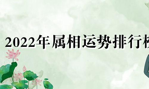 2022年属相运势排行榜 2021年属相运势完整版