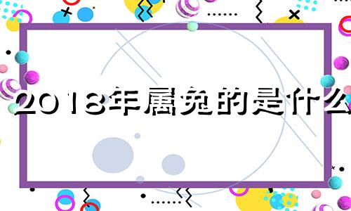 2018年属兔的是什么命 属兔2018年虚岁多大