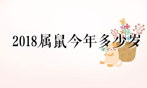 2018属鼠今年多少岁 2018属鼠的是什么命