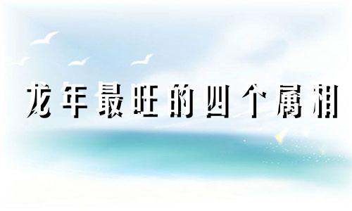 龙年最旺的四个属相 化太岁2024最佳时间