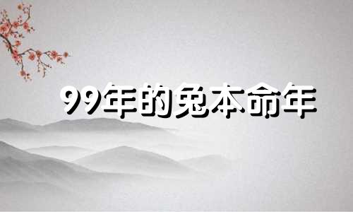 99年的兔本命年 99年兔本命年结婚好吗