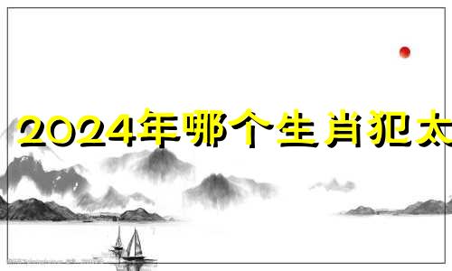 2024年哪个生肖犯太岁 2024年犯太岁的生肖表