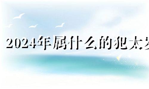 2024年属什么的犯太岁 2023年属什么的犯太岁的生肖图片