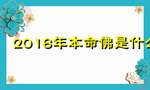 2016年本命佛是什么 2014本命佛