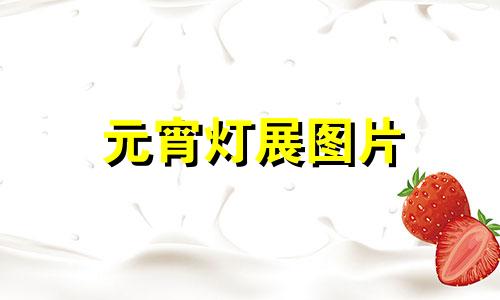 元宵灯展图片 元宵灯展按什么顺序介绍了元宵节灯展